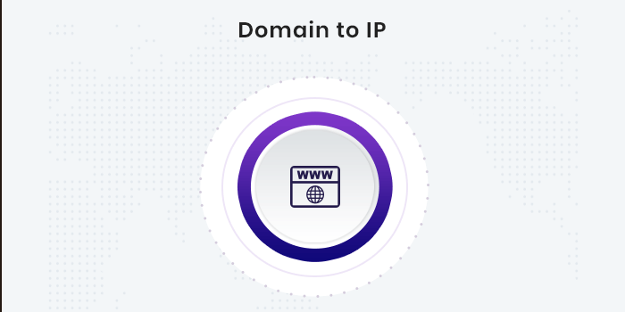 Domain into IP